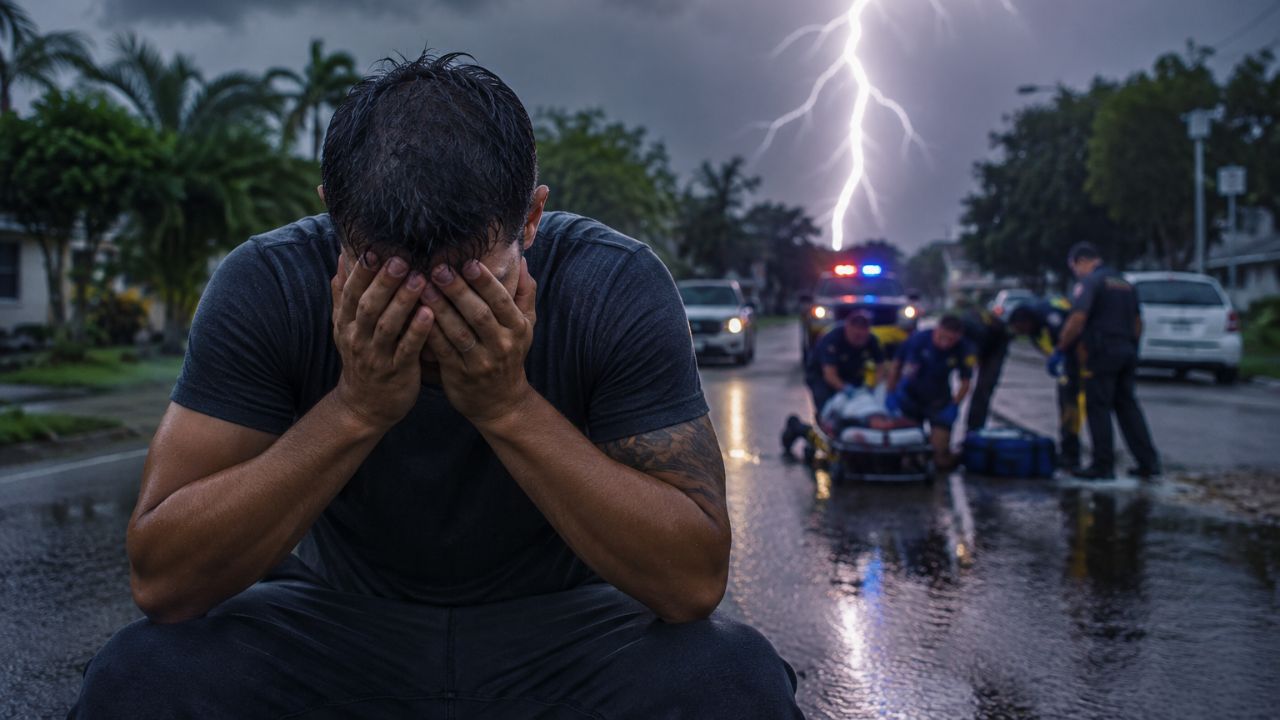 'Nos duele mucho': Hombre pierde a su esposa e hija tras impacto de un rayo Imagen principal de 'Nos duele mucho': Hombre pierde a su esposa e hija tras impacto de un rayo
