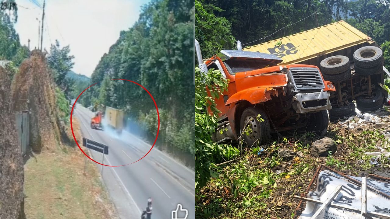 Sale a la luz vídeo accidente de rastra en Santa Cruz de Yojoa, en que hubo una víctima Imagen principal de Sale a la luz vídeo accidente de rastra en Santa Cruz de Yojoa, en que hubo una víctima