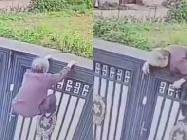 Imagen de ¡En 24 segundos! Anciana de 92 años escapó de asilo al saltar portón de 2 metros