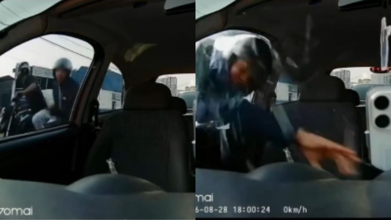 Ya ni con los vidrios cerrados: así fue el asalto a una mujer en pleno tráfico vehicular Imagen principal de Ya ni con los vidrios cerrados: así fue el asalto a una mujer en pleno tráfico vehicular