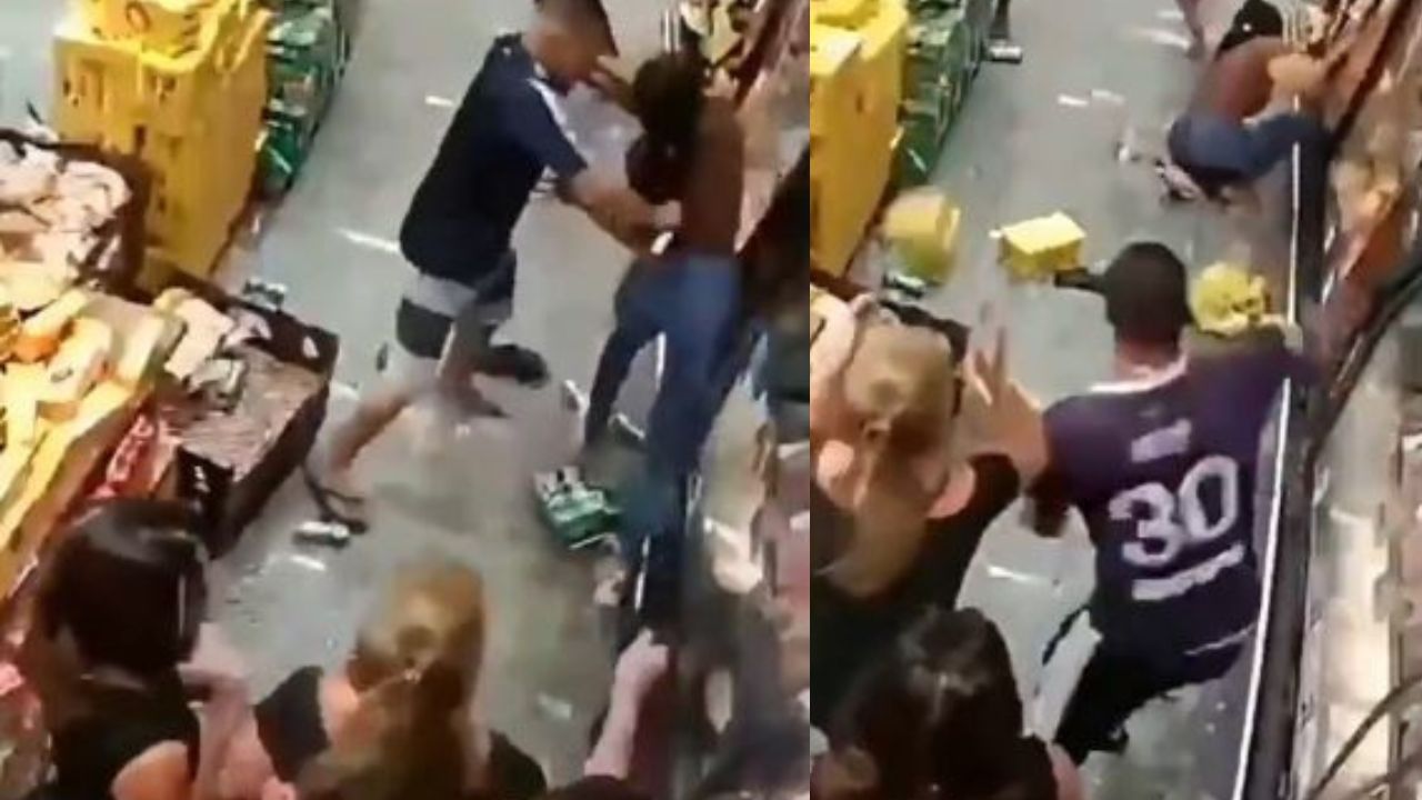 Video: Esposo mata a su mujer en área de carnicería de un supermercado Imagen principal de Video: Esposo mata a su mujer en área de carnicería de un supermercado