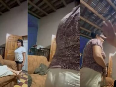 Imagen de 'Sos una mala madre': Mujer insulta y golpea con una faja a su progenitora en El Paraíso