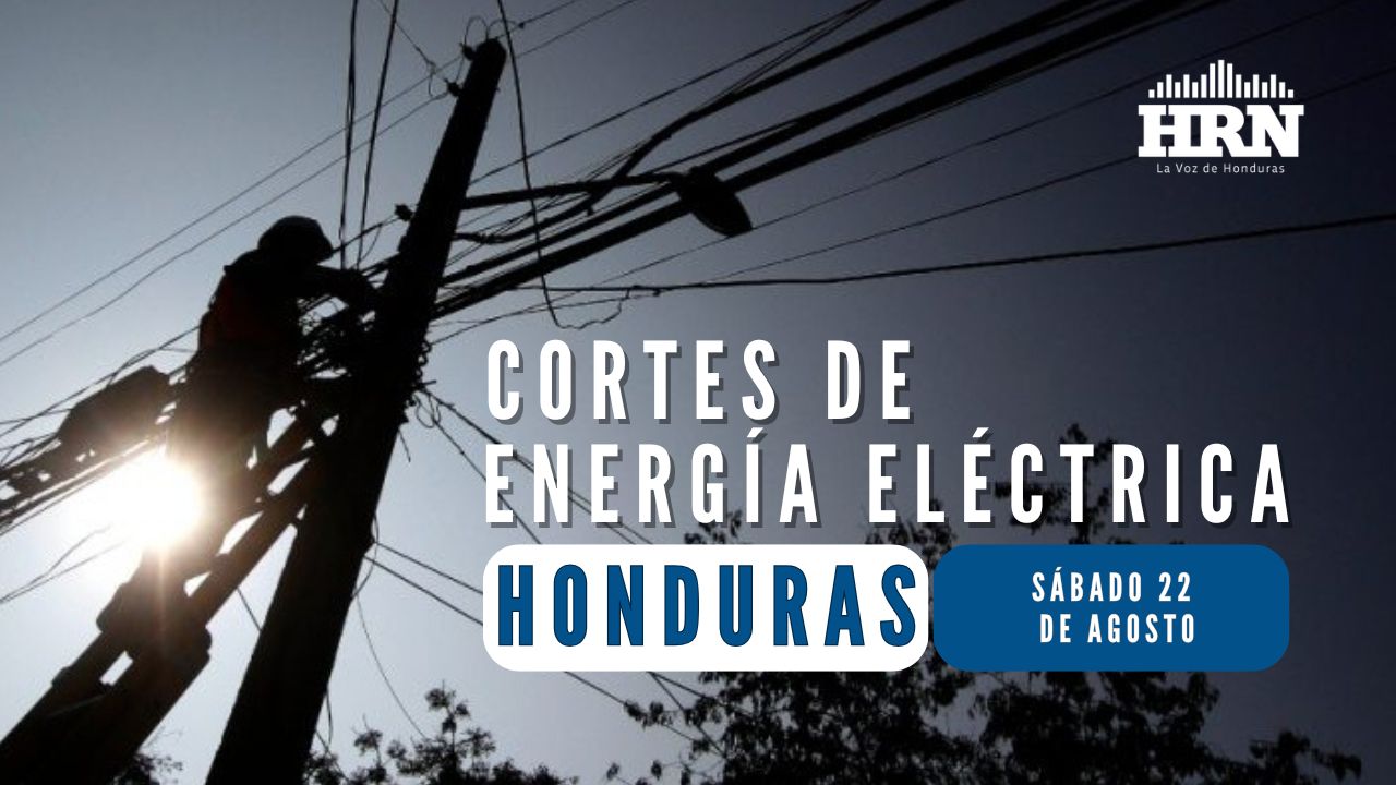 Imagen de Cortes de energía para el sábado 22 de agosto en Honduras: zonas y horarios