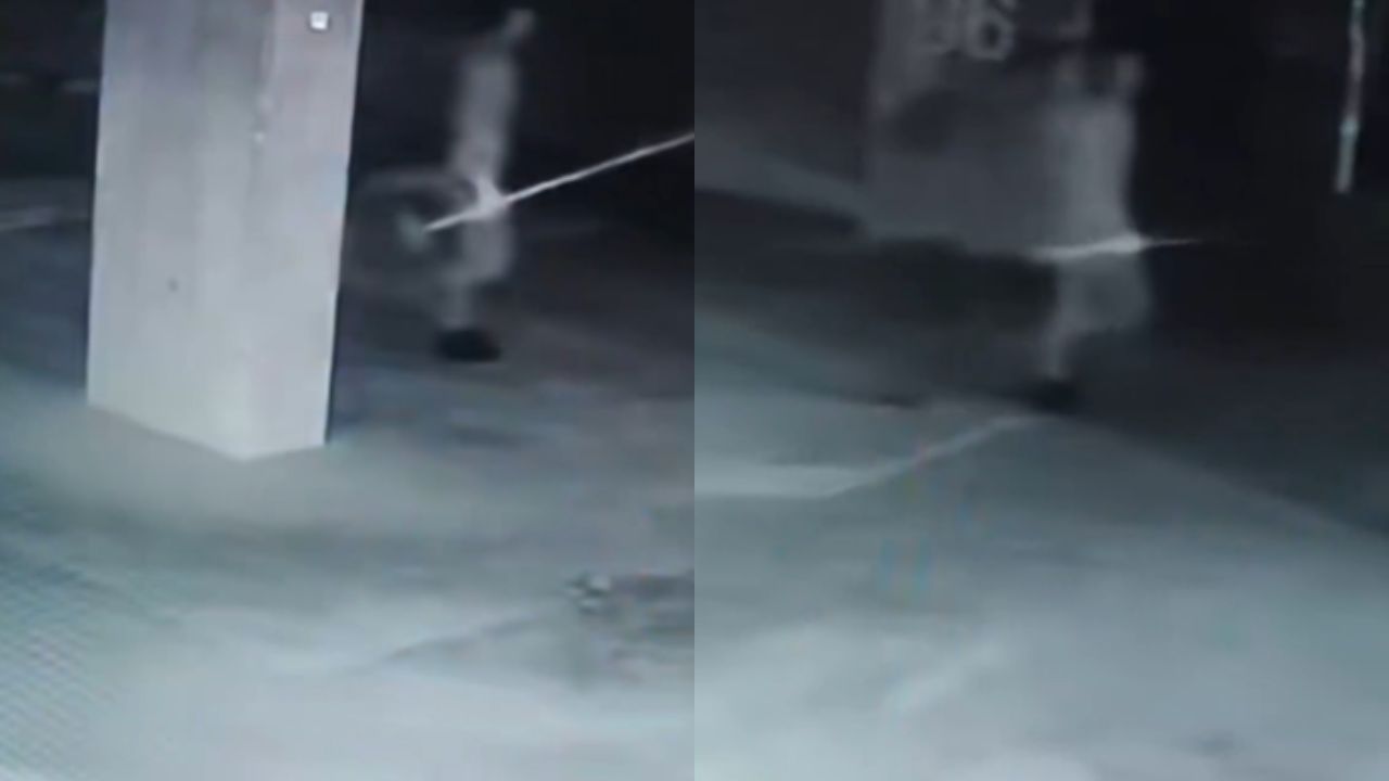 Extraña figura se desvanece en estacionamiento y video se vuelve viral Imagen principal de Extraña figura se desvanece en estacionamiento y video se vuelve viral
