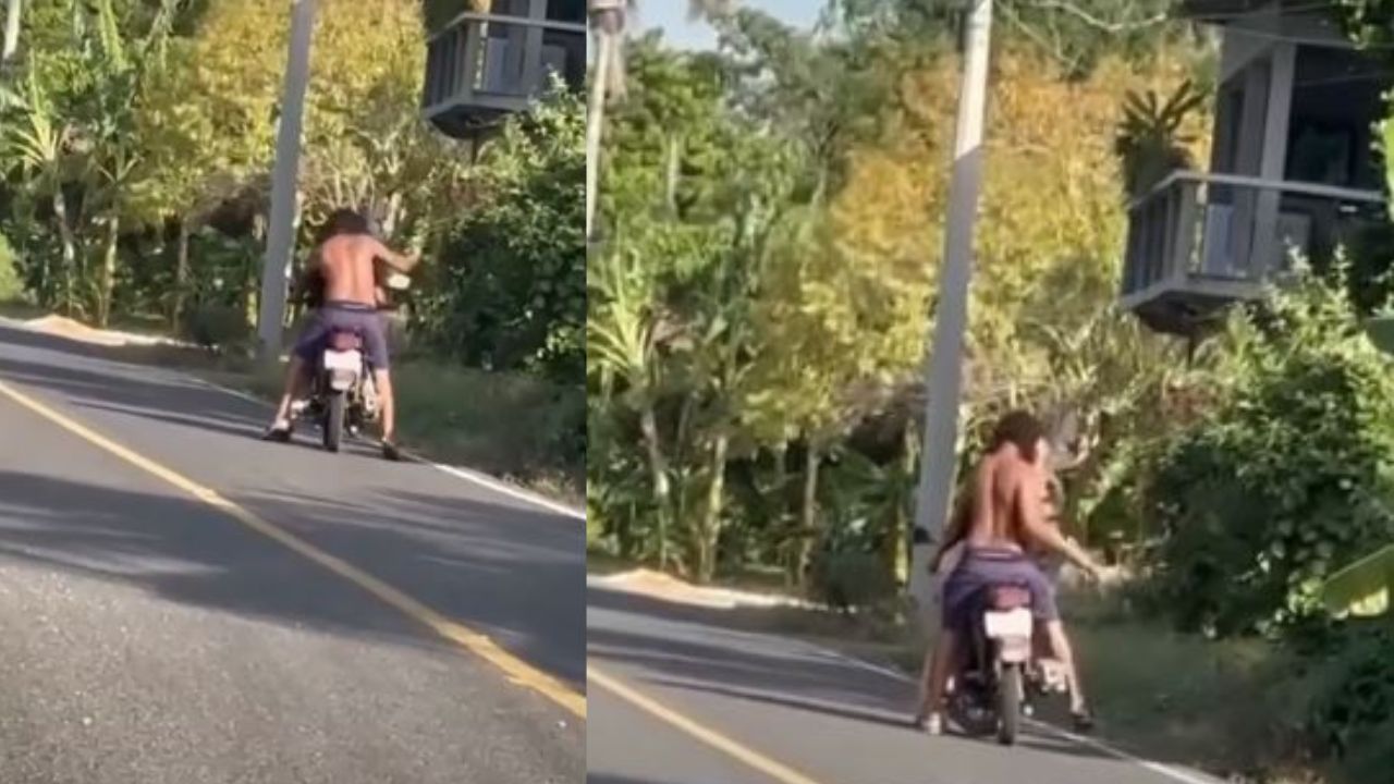 'Nadie se meta': hombre golpea a su esposa mientras le enseñaba a manejar moto Imagen principal de 'Nadie se meta': hombre golpea a su esposa mientras le enseñaba a manejar moto