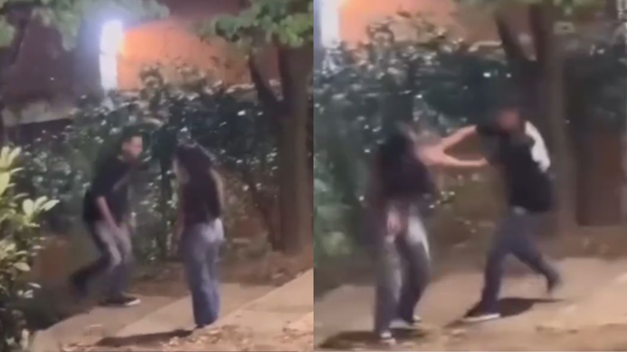 Vídeo: Mujer se golpea con una piedra y luego un hombre la maltrata en la calle Imagen principal de Vídeo: Mujer se golpea con una piedra y luego un hombre la maltrata en la calle