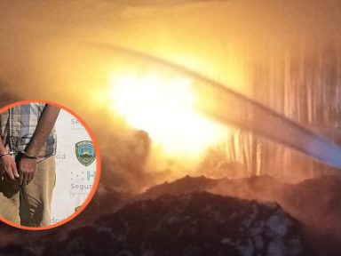Imagen de Hombre provoca incendio en su casa; sus hijas estaban dentro