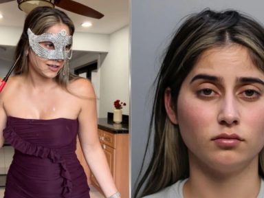Imagen de Video: Influencer es captada incendiando su casa y vertiendo cera sobre sus hijas