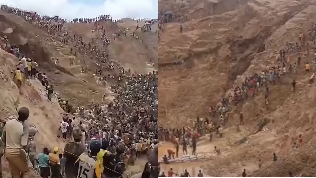 Imagen de Impactantes videos: deslizamiento en mina de oro deja al menos 100 muertos