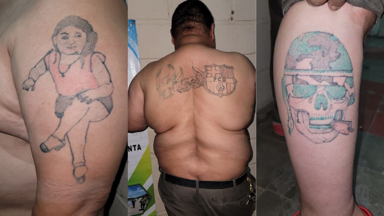 Tatuajes modificados delatan a peligroso pandillero salvadoreño capturado en El Amatillo Imagen principal de Tatuajes modificados delatan a peligroso pandillero salvadoreño capturado en El Amatillo