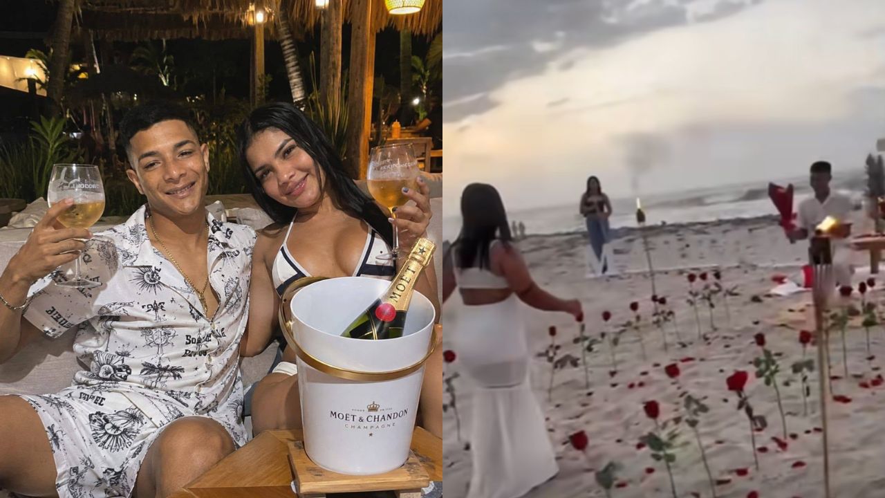 Uno de los más buscados sorprendió a su novia con propuesta de matrimonio en la playa Imagen principal de Uno de los más buscados sorprendió a su novia con propuesta de matrimonio en la playa