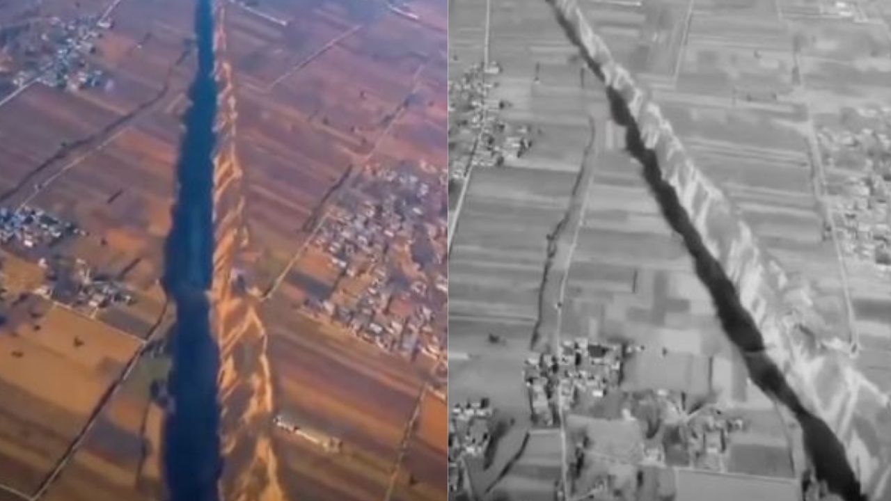 ¡La Tierra está herida! captan enorme grieta que sorprende por su aspecto apocalíptico Imagen principal de ¡La Tierra está herida! captan enorme grieta que sorprende por su aspecto apocalíptico