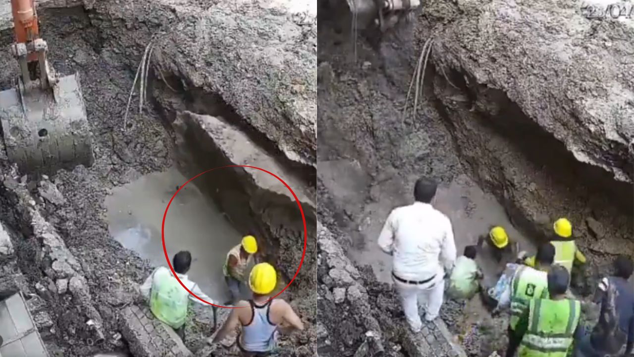 Vídeo sensible: Trabajador quedó soterrado tras derrumbre mientras laboraba Imagen principal de Vídeo sensible: Trabajador quedó soterrado tras derrumbre mientras laboraba