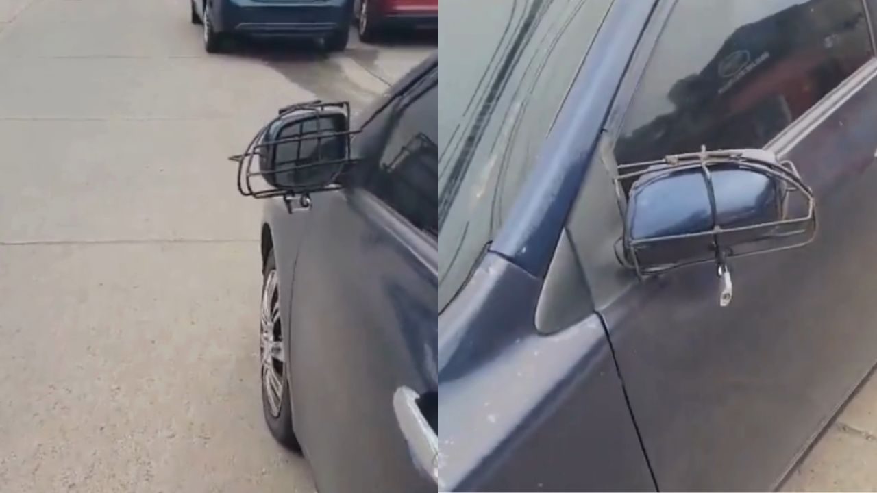 Imagen principal de Vídeo: Ciudadano implementa ingeniosa técnica para evitar robo de retrovisores de su carro