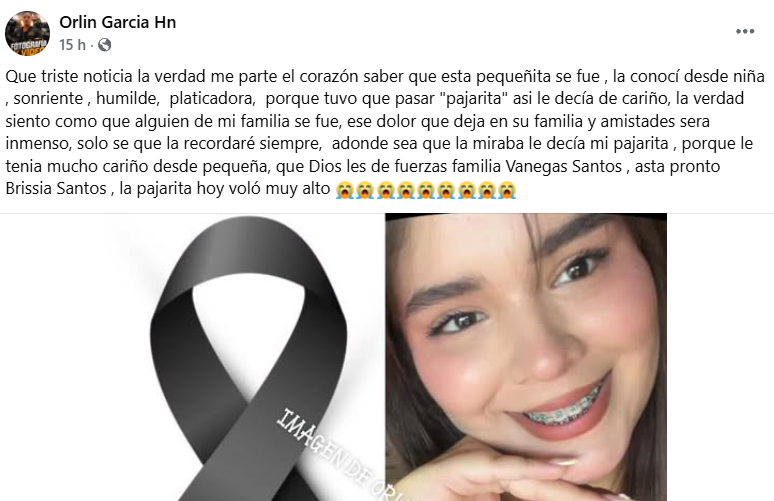 Captura de pantalla de la publicación