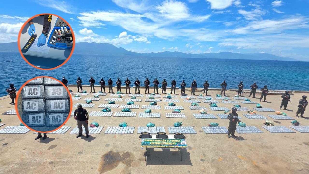 Este es el precio de 1.6 toneladas de cocaína incautadas en el Caribe hondureño Imagen principal de Este es el precio de 1.6 toneladas de cocaína incautadas en el Caribe hondureño
