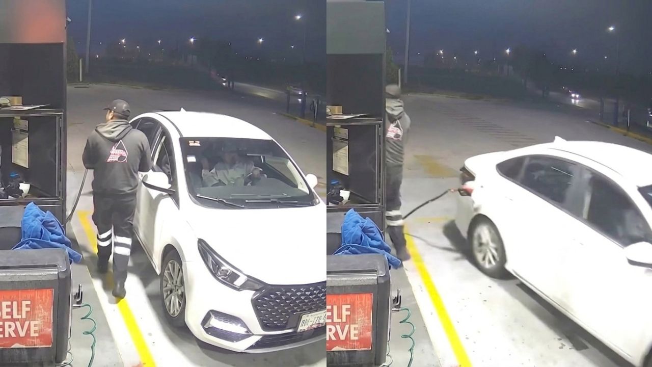 Vídeo: Conductor huyó de gasolinera sin pagar y su padre dio la cara de esta manera Imagen principal de Vídeo: Conductor huyó de gasolinera sin pagar y su padre dio la cara de esta manera