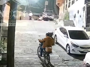 Imagen de Video muestra a supuestos antisociales atemorizando a vecinos en colonia de Comayagüela