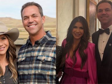 Imagen de Kristi Noem se divorcia meses después de la polémica que sacudió a su esposo
