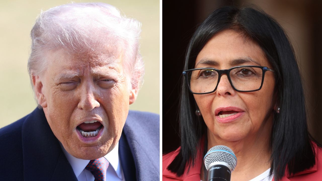 Donald Trump y Delcy Rodríguez se reúnen por primera vez en Nueva York Imagen principal de Donald Trump y Delcy Rodríguez se reúnen por primera vez en Nueva York