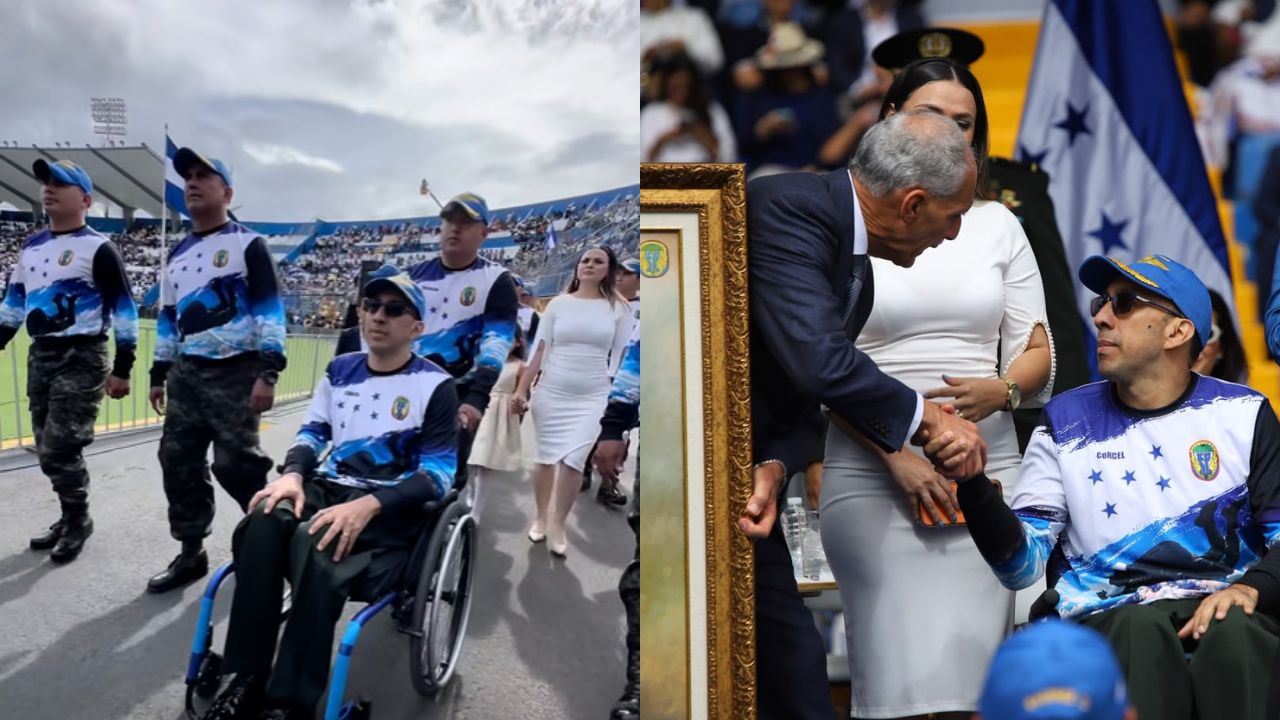 Ever Maldonado vuelve a los desfiles patrios a un año del accidente con su paracaídas Imagen principal de Ever Maldonado vuelve a los desfiles patrios a un año del accidente con su paracaídas