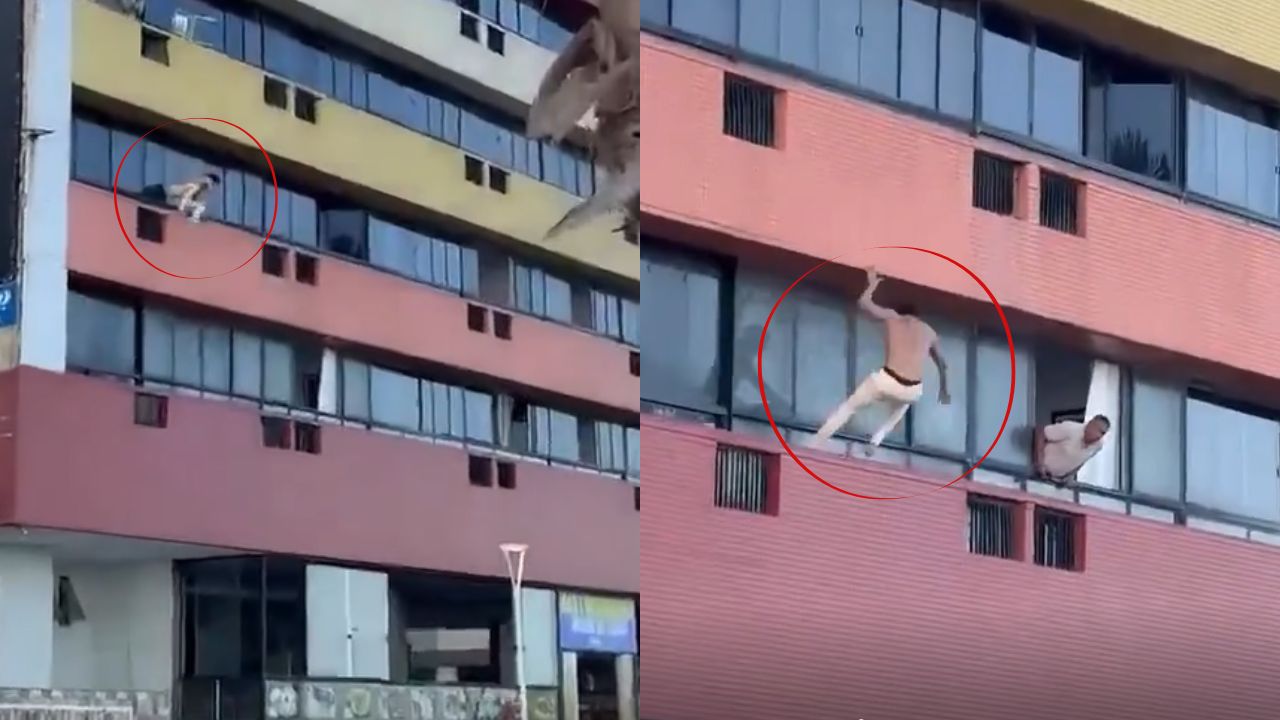 ¿De qué huía? Hombre cayó desde un tercer piso tras salir por la ventana Imagen principal de ¿De qué huía? Hombre cayó desde un tercer piso tras salir por la ventana