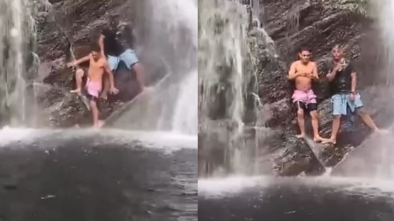 'Ya no lo veo'; joven graba muerte en segundos de su novio en una cascada Imagen principal de 'Ya no lo veo'; joven graba muerte en segundos de su novio en una cascada