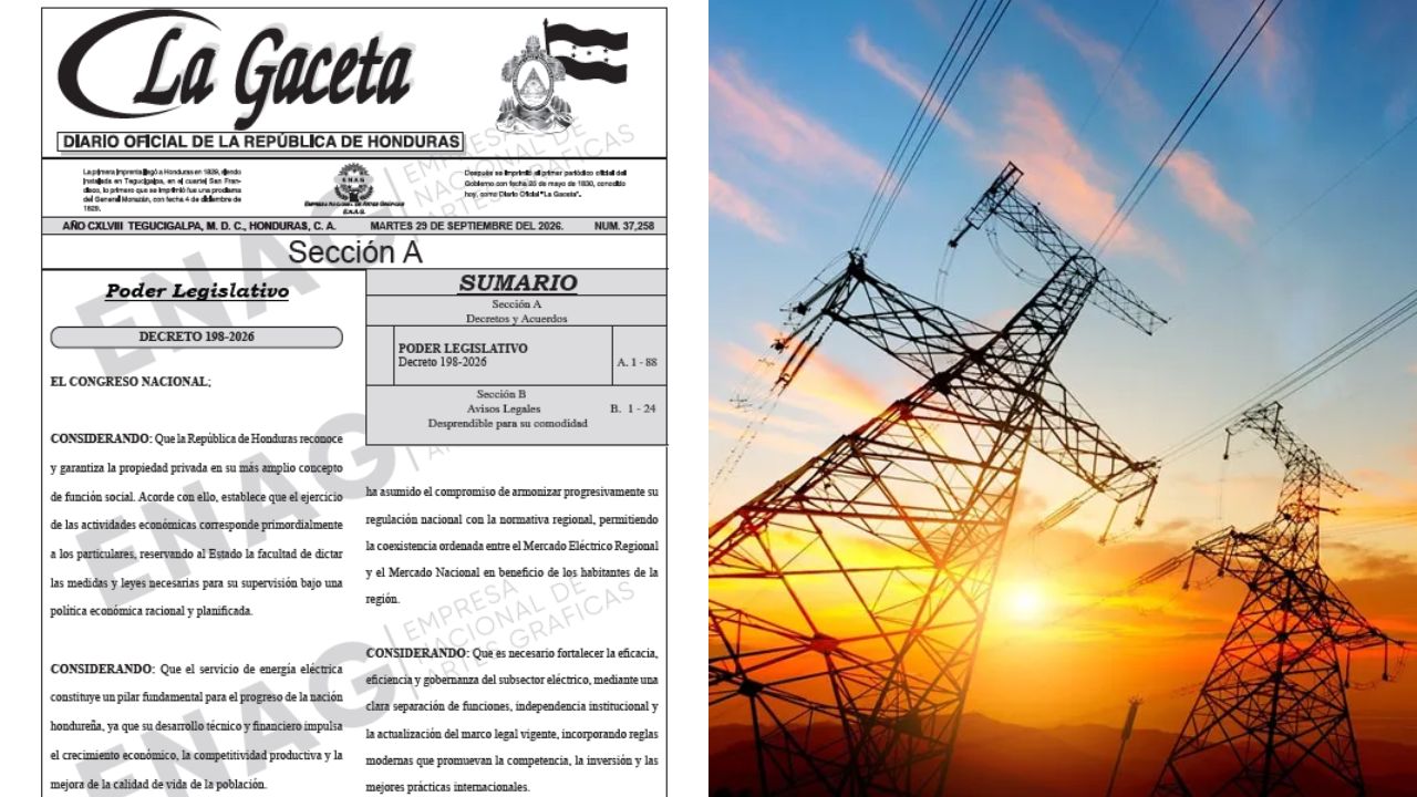 Publicada en La Gaceta la Ley de Justicia Energética: ¿Qué se espera? Imagen principal de Publicada en La Gaceta la Ley de Justicia Energética: ¿Qué se espera?