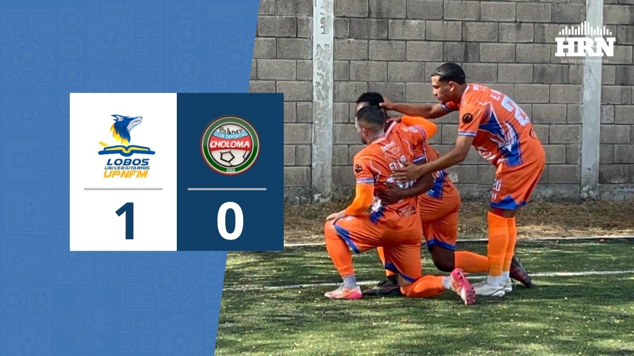 Imagen de Lobos UPNFM vence a Choloma y sale del fondo de la tabla de posiciones