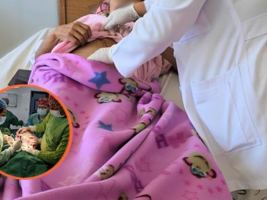 Imagen de Impresionante: extirpan ovario gigante de 20 libras a paciente en el Hospital Escuela