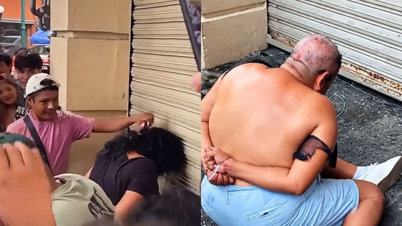 Video|Justicia por su propia mano: comerciantes rapan a mujer por robar en el centro Imagen principal de Video|Justicia por su propia mano: comerciantes rapan a mujer por robar en el centro