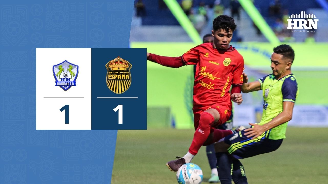Imagen de Con golazo, Olancho FC rescata el empate ante Real España en la fecha 7