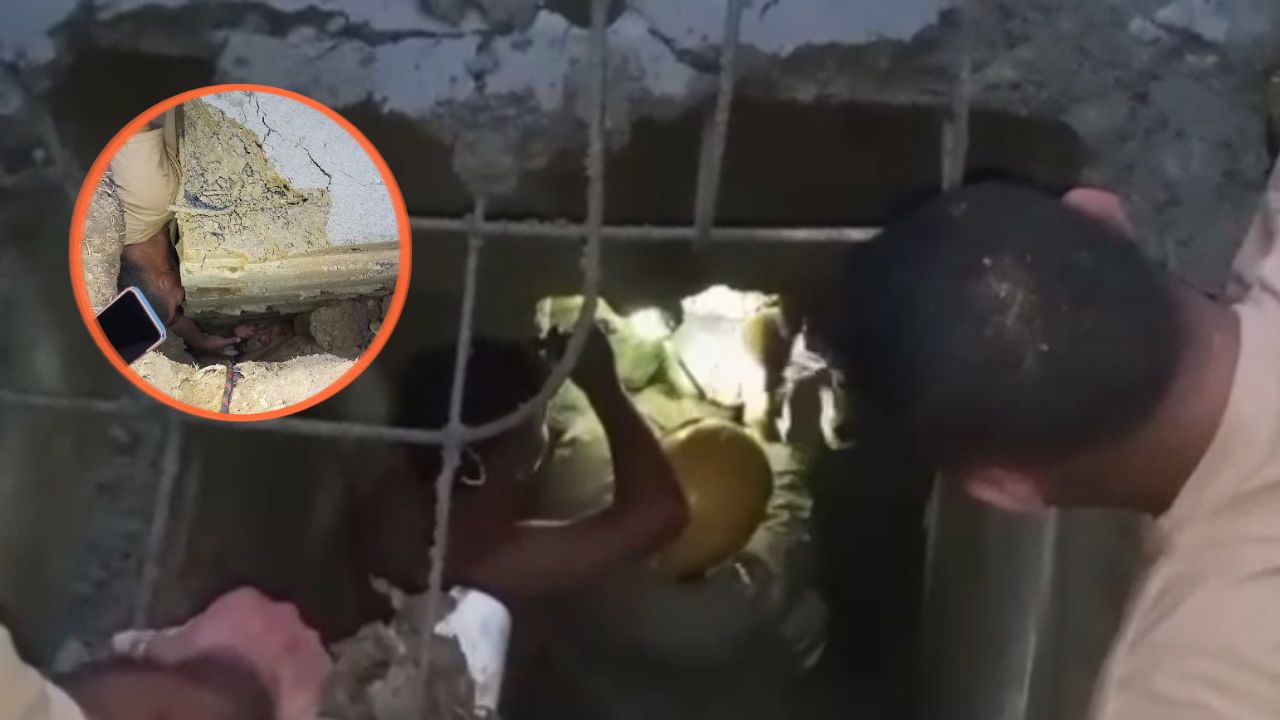 Imagen de Bomberos rescatan a niña de 2 años atrapada durante horas en una fosa séptica