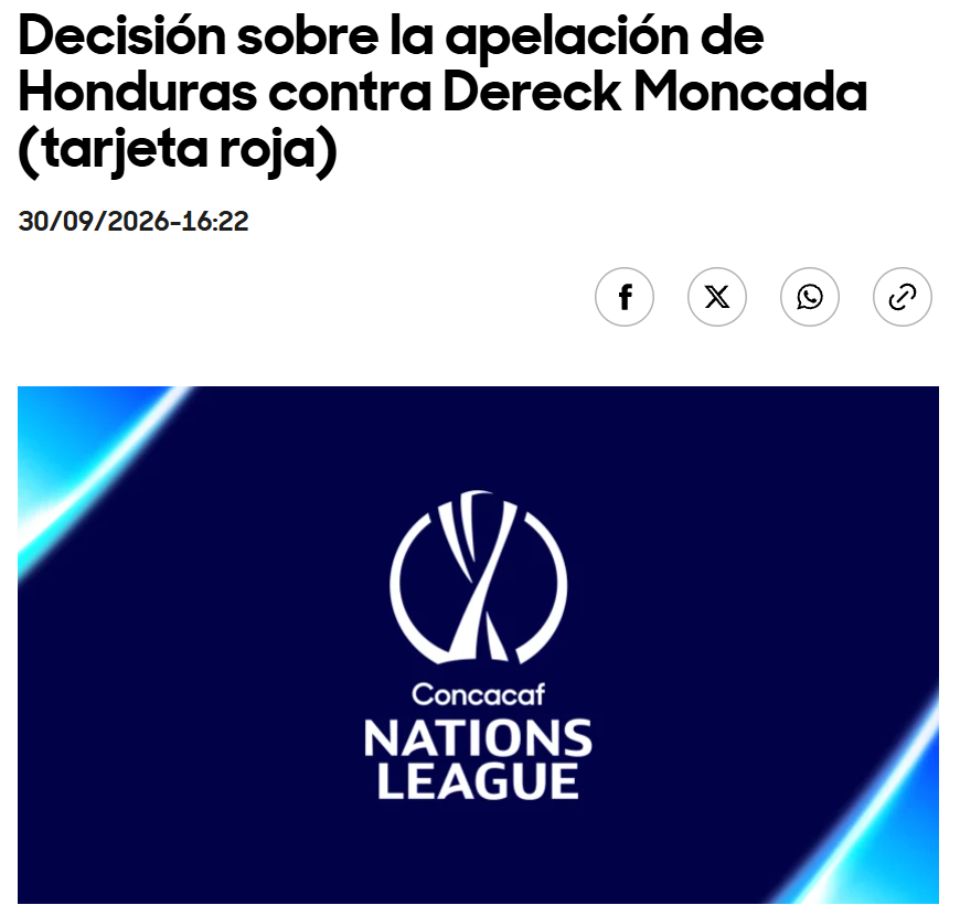 Captura de pantalla de la publicación