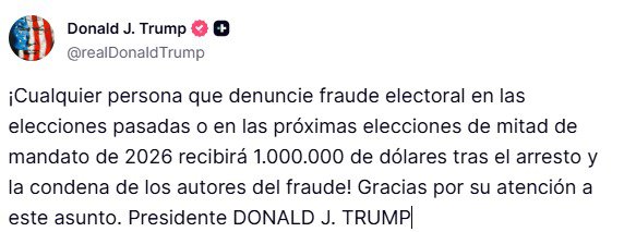 Captura de pantalla de la publicación