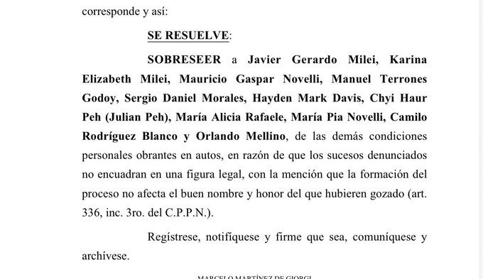 Foto de la resolución