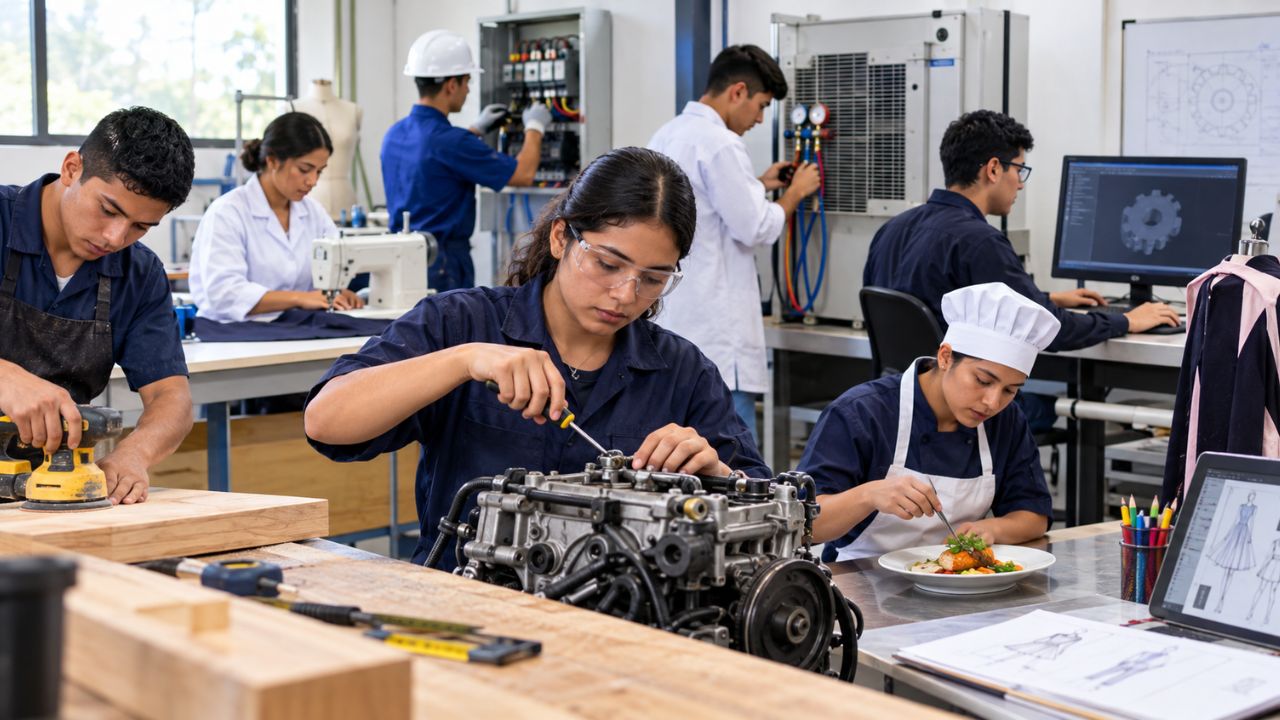 Estas carreras técnicas estarán disponibles en Infop San Pedro Sula para 2027 Imagen principal de Estas carreras técnicas estarán disponibles en Infop San Pedro Sula para 2027