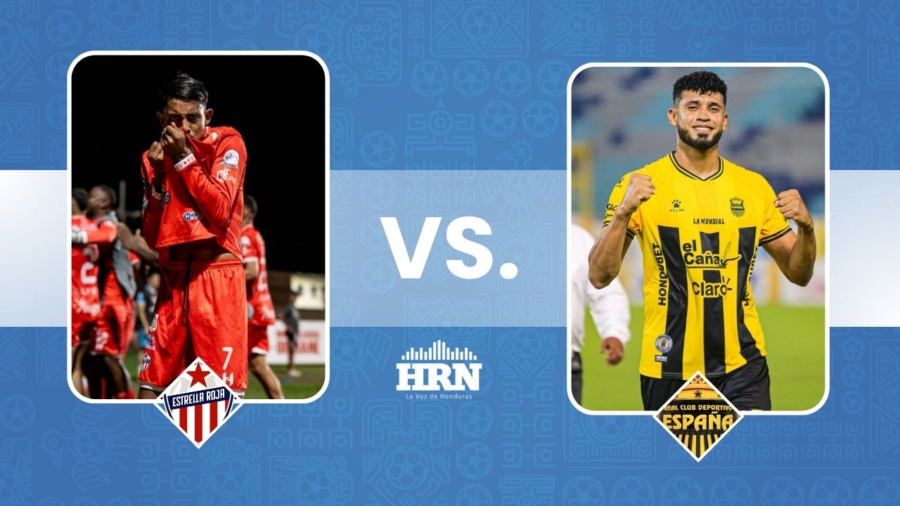 Imagen de Estrella Roja vs Real España en vivo: hora, dónde ver, marcador | Liga Nacional