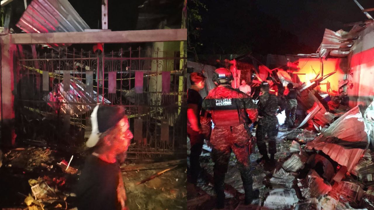Explosión de pólvora en vivienda de Chamelecón deja una víctima mortal y tres heridos Imagen principal de Explosión de pólvora en vivienda de Chamelecón deja una víctima mortal y tres heridos