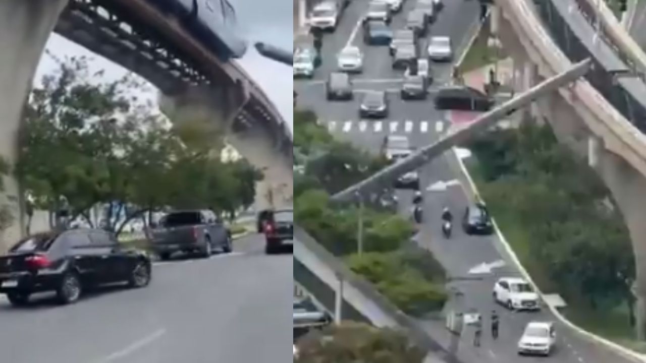 VÍDEO: Tren sin conductor choca contra una grúa gigante Imagen principal de VÍDEO: Tren sin conductor choca contra una grúa gigante