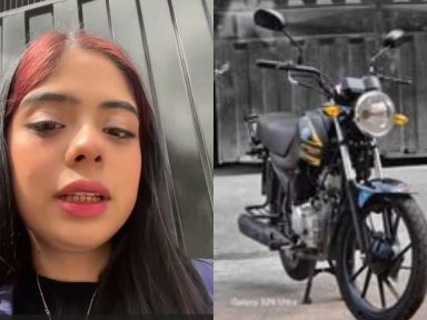 Imagen de De camino a una entrevista de trabajo: joven llora por el robo de su motocicleta