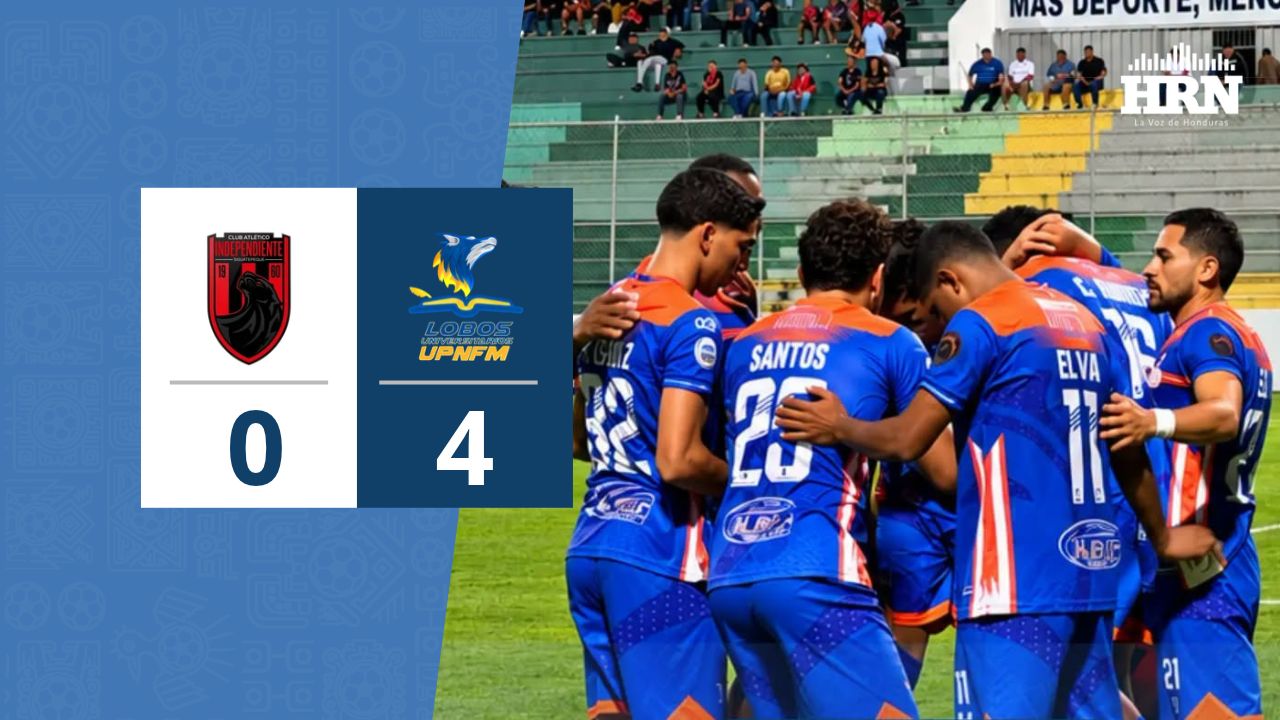 Imagen de Lobos UPNFM golea a Independiente y escala en la tabla de posiciones del Apertura