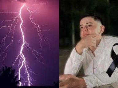Imagen de Muere joven tras ser alcanzado por un rayo durante tormenta en Atlántida