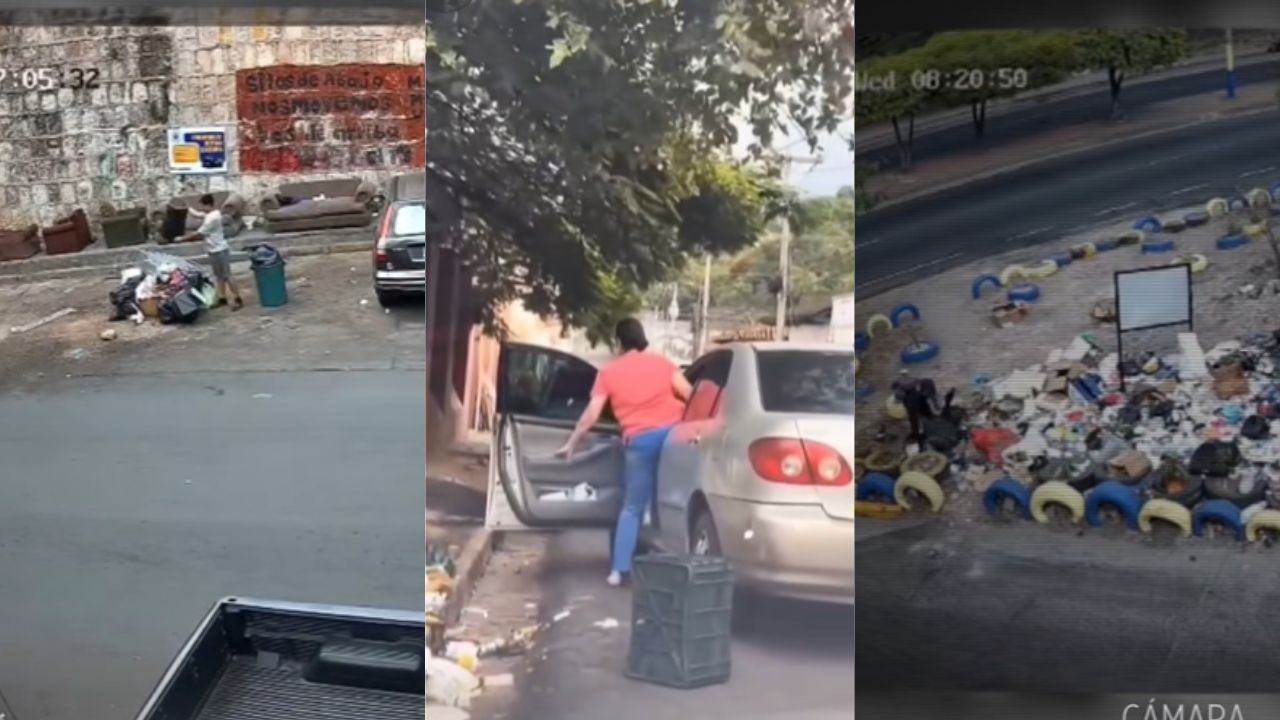 Imagen de 'Exhibiendo chanchos': multarán a quienes tiren basura en las calles de la capital