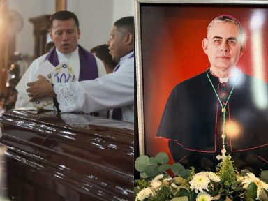 Imagen de Con oraciones y aplausos, Choluteca da el último adiós a monseñor Teodoro Gómez