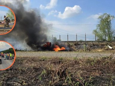 Imagen de Así reaccionaron cuerpos de emergencia durante simulacro de accidente aéreo en Honduras