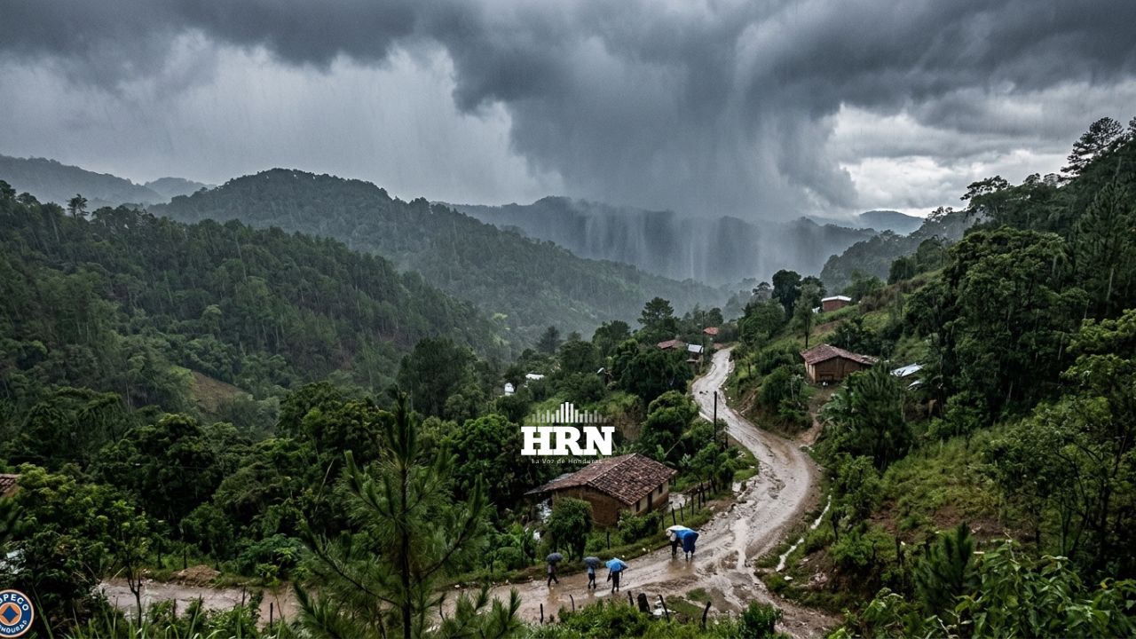Paso de dos vaguadas dejará lluvias fuertes en estas regiones este lunes: Cenaos Imagen principal de Paso de dos vaguadas dejará lluvias fuertes en estas regiones este lunes: Cenaos